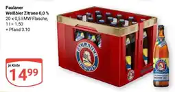 Globus Paulaner Weißbier Zitrone 0,0 % Angebot