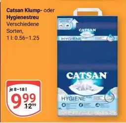 Globus Catsan Klump- oder Hygienestreu Angebot