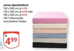 Globus Jersey Spannbetttuch Angebot