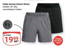 Globus Under Armour Herren-Shorts Angebot