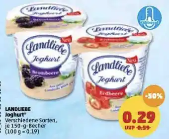 PENNY Landliebe Joghurt 150g Becher Angebot