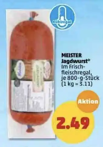 PENNY Meister Jagdwurst 800g Angebot