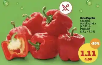 PENNY Rote Paprika 500g Angebot