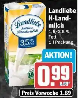 AEZ Landliebe H-Land- milch Angebot