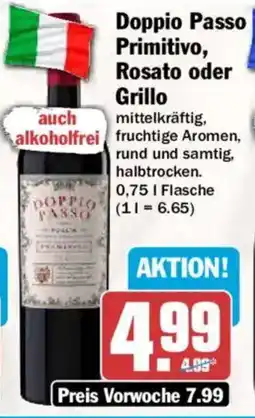 AEZ Doppio Passo Primitivo, Rosato oder Grillo Angebot