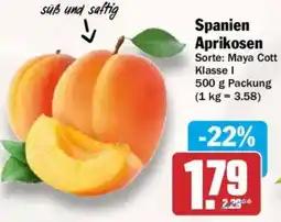 AEZ Spanien Aprikosen Angebot