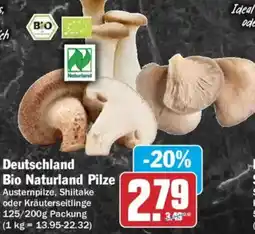 AEZ Deutschland Bio Naturland Pilze Angebot