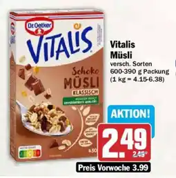 AEZ Vitalis Müsli Angebot