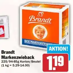 AEZ Brandt Markenzwieback Angebot