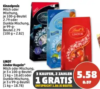 PENNY Lindt Lindor Kugeln Angebot