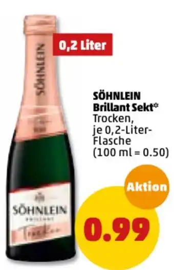 PENNY Söhnlein Brillant Sekt 0,2L Angebot