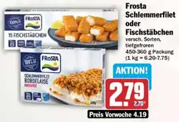 AEZ Frosta Schlemmerfilet oder Fischstäbchen Angebot
