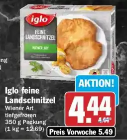 AEZ Iglo feine Landschnitzel Angebot
