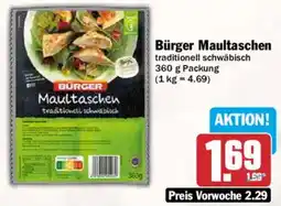 AEZ Bürger Maultaschen Angebot