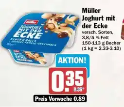 AEZ Müller Joghurt mit der Ecke Angebot