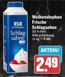 AEZ Weihenstephan Frische Schlagsahne Angebot