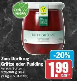 AEZ Zum Dorfkrug Grütze oder Pudding Angebot