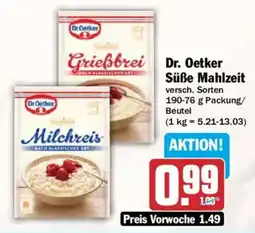 AEZ Dr Oetker Süße Mahlzeit Angebot