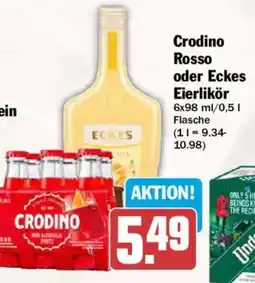 AEZ Crodino Rosso oder Eckes Eierlikör Angebot