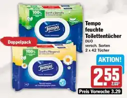 AEZ Tempo feuchte Toilettentücher Angebot