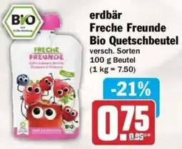 AEZ erdbär Freche Freunde Bio Quetschbeutel Angebot
