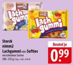 Famila Nord Ost Storck nimm2 Lachgummi oder Softies Angebot