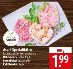 Famila Nord Ost Aspik-Spezialitäten Angebot