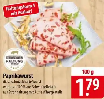 Famila Nord Ost Paprikawurst Angebot