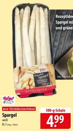 Famila Nord Ost Hofgut Spargel Angebot
