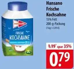 Famila Nord Ost Hansano Frische Kochsahne Angebot