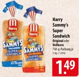 Famila Nord Ost Harry Sammy's Super Sandwich Original oder Vollkorn Angebot