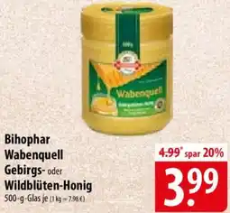 Famila Nord Ost Bihophar Wabenquell Gebirgs oder Wildblüten-Honig Angebot