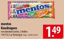 Famila Nord Ost mentos Kaudragees Angebot