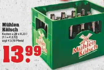 trinkgut Mühlen Kölsch 20x0,33L Angebot