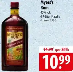 Famila Nord Ost Myers's Rum Angebot
