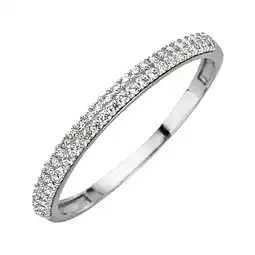 Netto Marken-Discount Fascination by Ellen K. Ring Gold 375 mit Zirkonia weiß Angebot