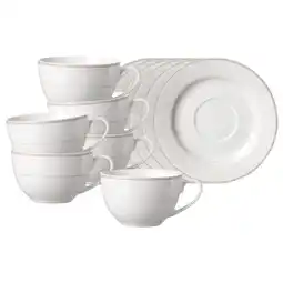 Netto Marken-Discount Ritzenhoff & Breker Kaffeetassen mit Untertassen Isabella 250 ml 6er Set Angebot