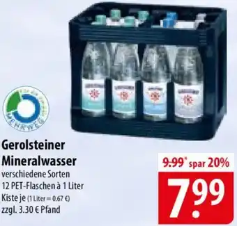 Famila Nord Ost Gerolsteiner Mineralwasser Angebot