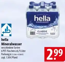 Famila Nord Ost hella Mineralwasser Angebot
