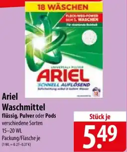 Famila Nord Ost Ariel Waschmittel Angebot