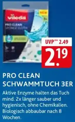 Famila Nord Ost Vileda pro clean schwammtuch 3er Angebot