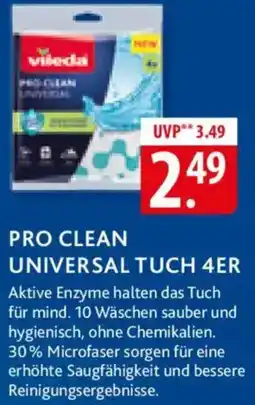 Famila Nord Ost Vileda pro clean universal tuch 4er Angebot