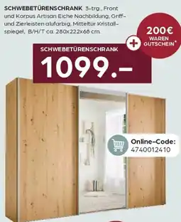 Möbel Buss Schwebetürenschrank Angebot