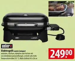 Famila Nord Ost weber Elektrogrill Lumin Compact Angebot