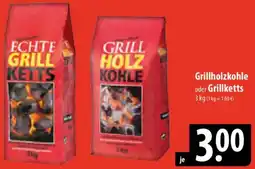 Famila Nord Ost Grillholzkohle oder Grillketts Angebot