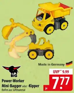 Famila Nord Ost BIG Power-Worker Mini-Bagger oder Kipper Angebot