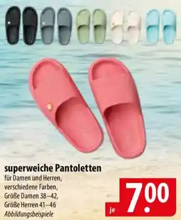 Famila Nord Ost superweiche Pantoletten Angebot