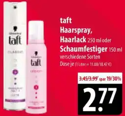 Famila Nord Ost taft Haarspray, Haarlack oder Schaumfestiger Angebot