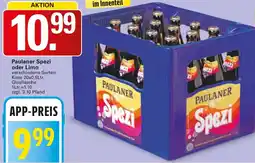 WEZ Paulaner Spezi oder Limo Angebot