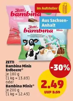 PENNY ZETTI Bambina Minis Erdbeere Angebot